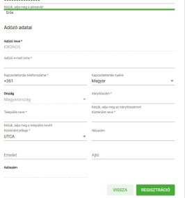 Második cég regisztrációja - 7